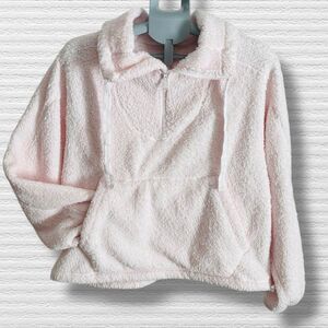 Free People FP Movement Big Sky Pull-Over Jacket Size Small Pink